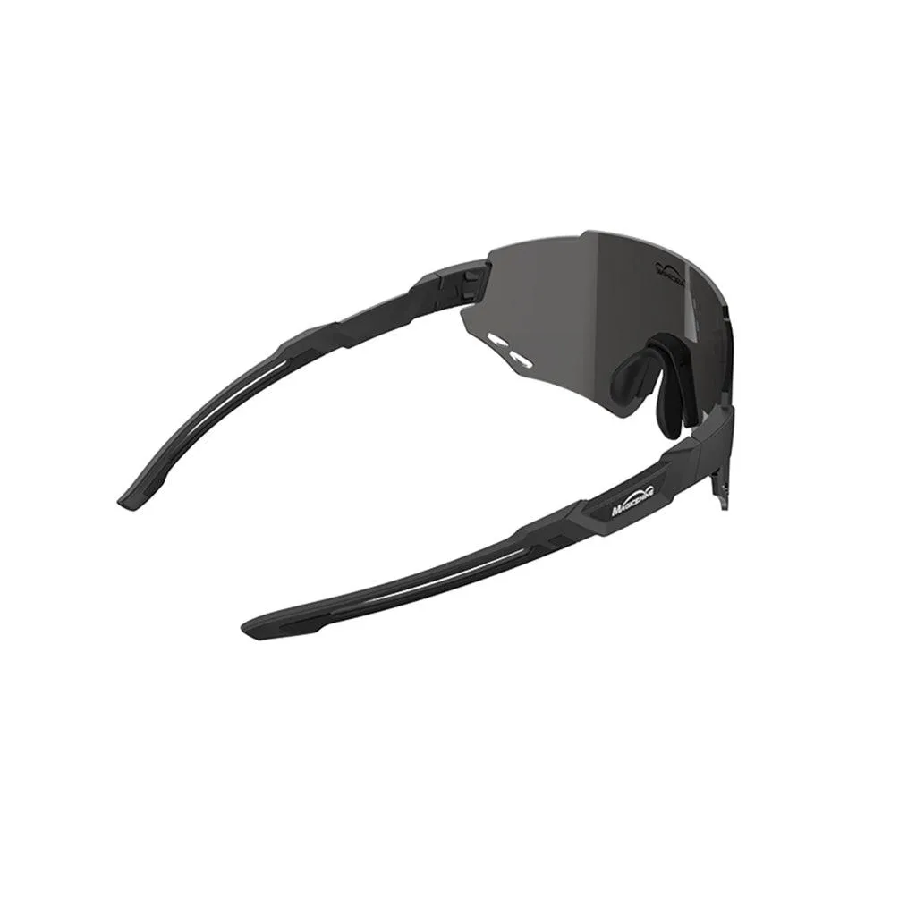 Magicshine Windbreaker Polarized Sport Sunglasses (Black)