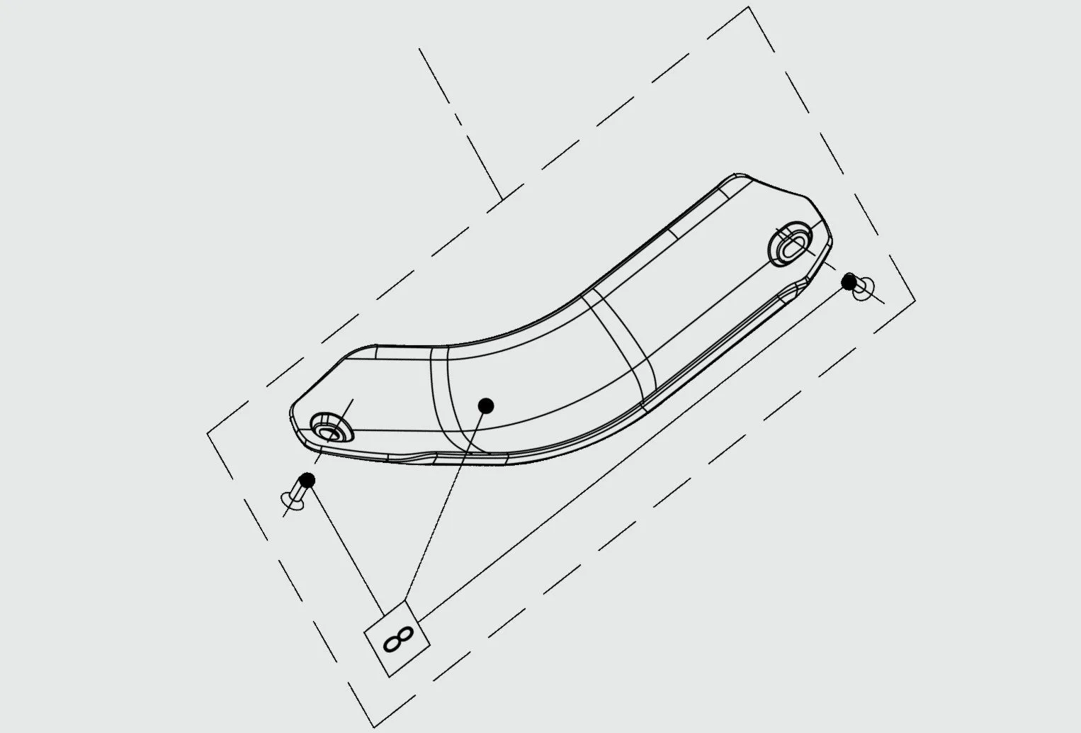 Marin Alpine Trail Downtube Protector - 738407