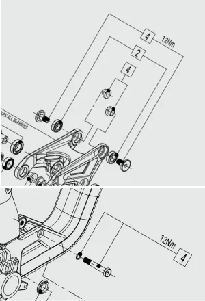 Marin Shock Bolt Kit I