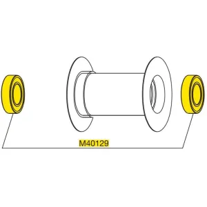 Mavic Comete Track Rear Wheel Hub Bearings