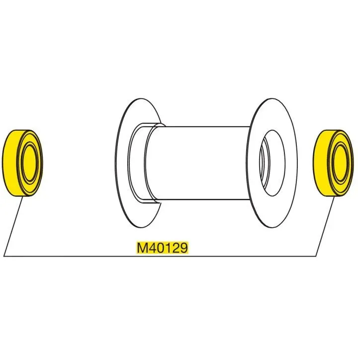 Mavic Comete Track Rear Wheel Hub Bearings