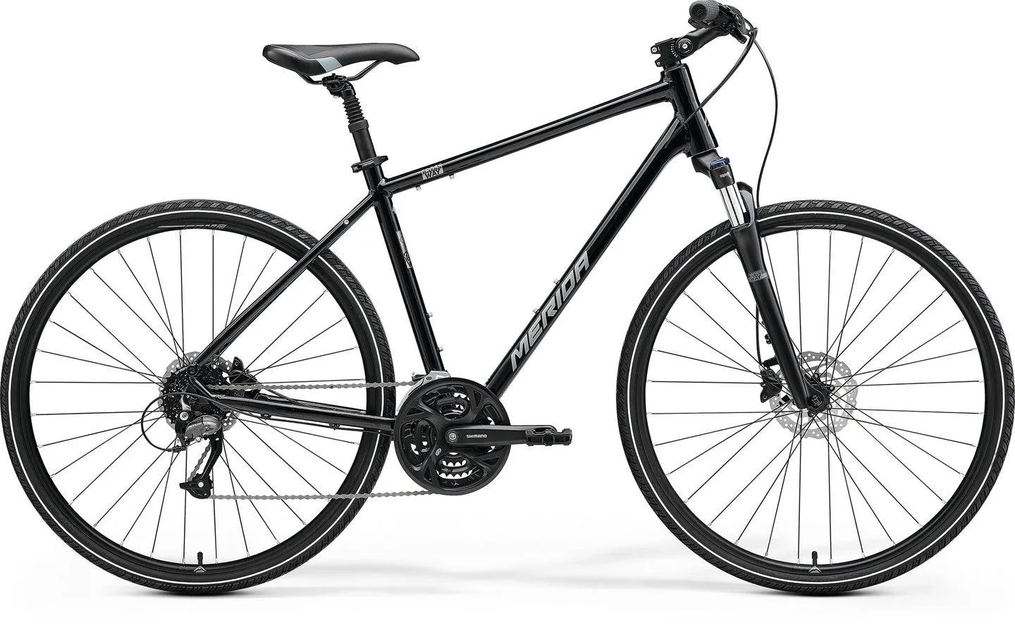 Merida Crossway 40 (Black/Silver)