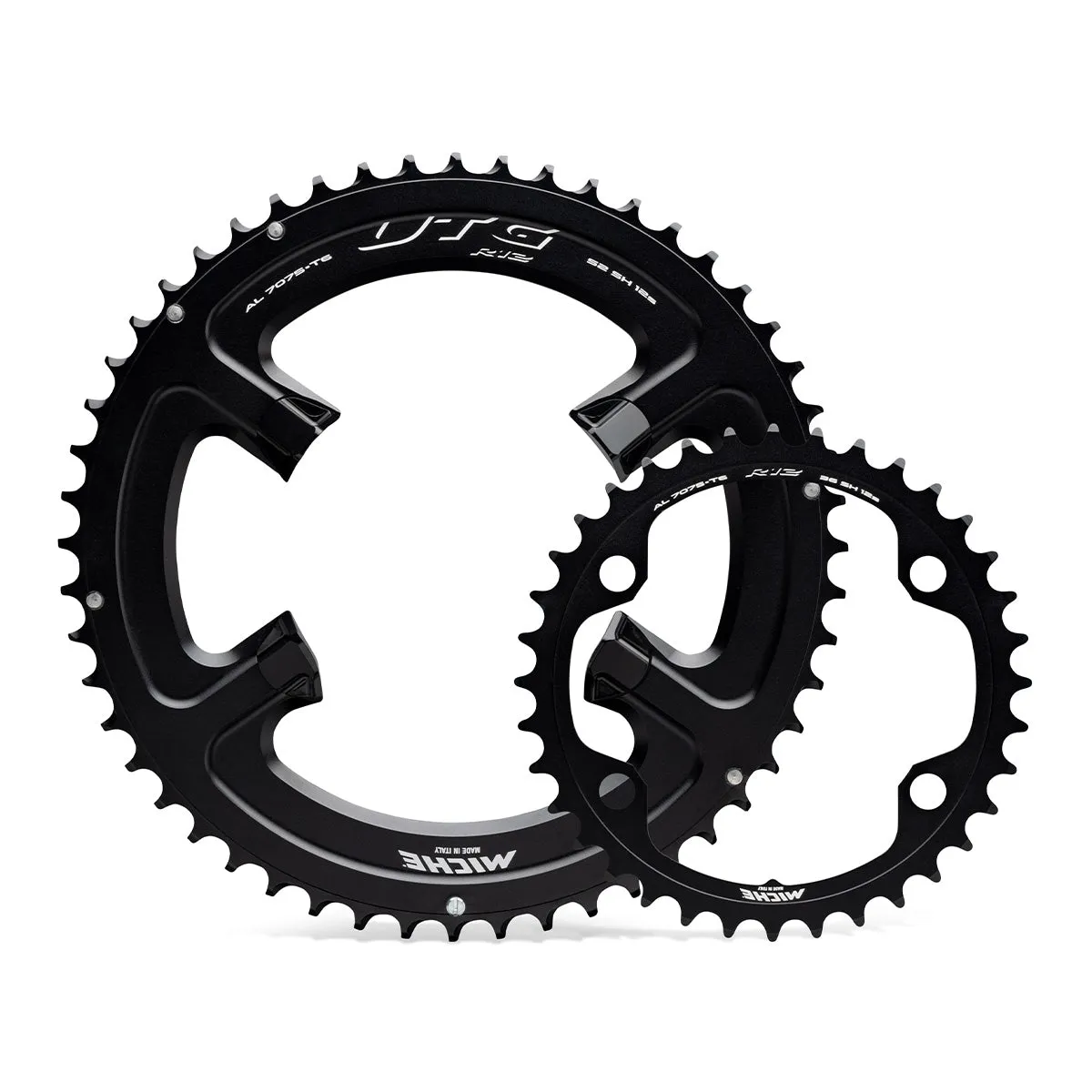 Miche Shimano 105 7100 UTG R71 12 Speed Chainring (Black)