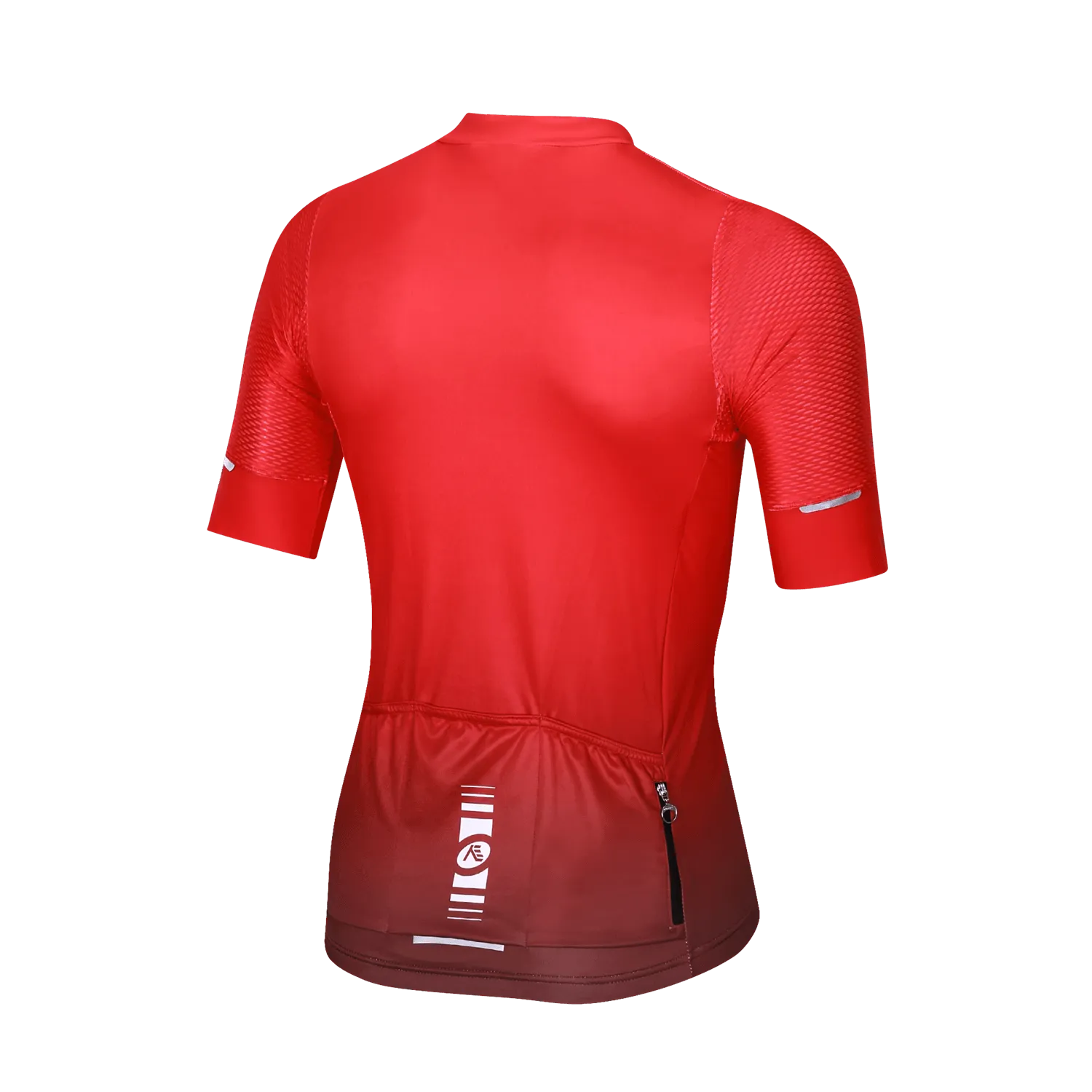 Nuckily MG054 SS Mens Cycling Jersey (White/Black/Red)