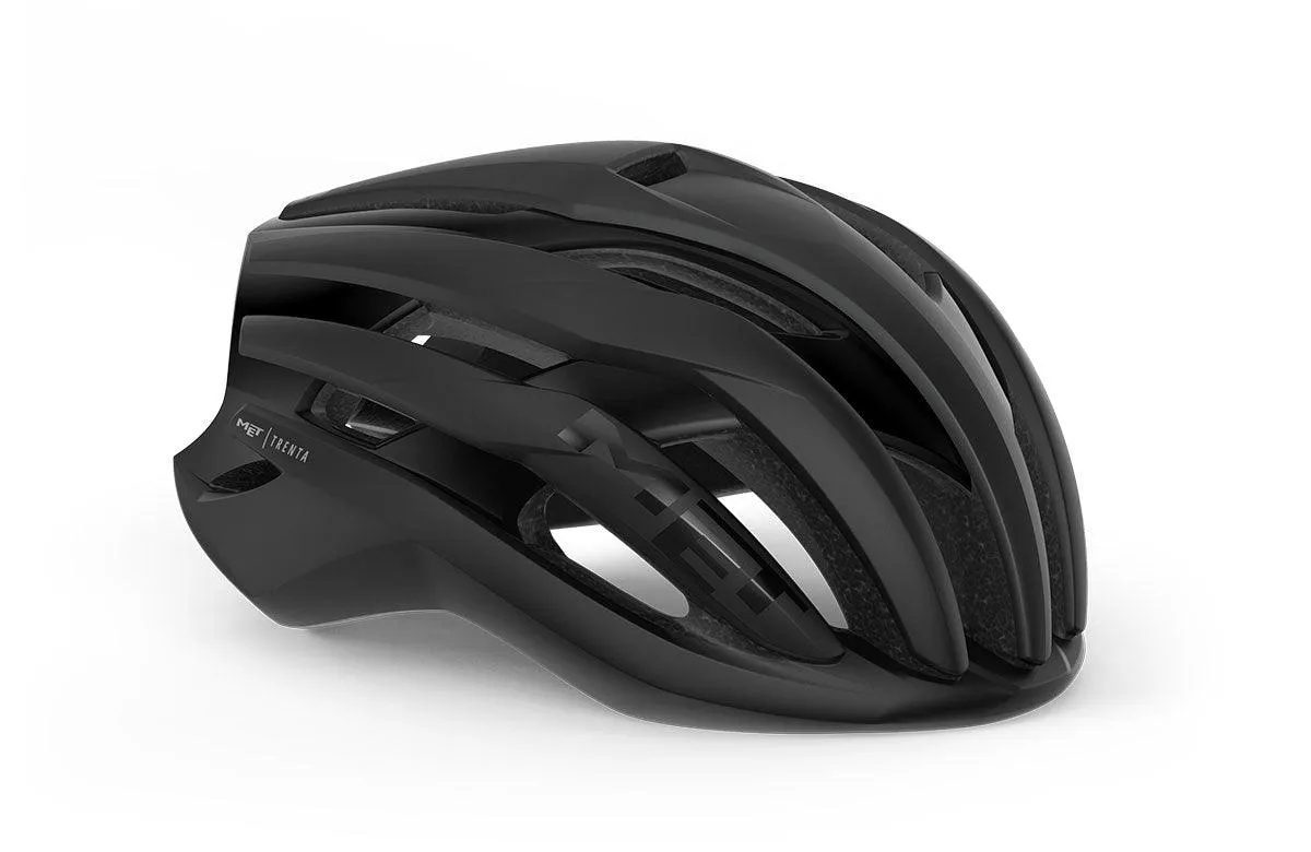 [Open Box] MET Trenta CE Road Cycling Helmet (Black Matt/Glossy)