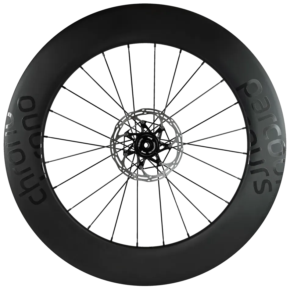 Parcours Chrono Max Carbon Tubeless Ready Disc Brake Wheel - Shimano/Sram (Black)