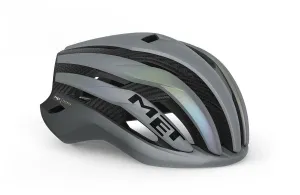 [Refurbished] MET Trenta 3k Carbon MIPS Road Cycling Helmet (Gray Iridescent)