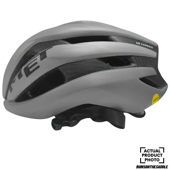 [Refurbished] MET Trenta 3k Carbon MIPS Road Cycling Helmet (Gray Iridescent)