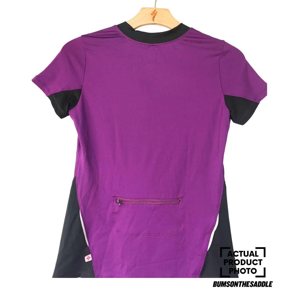[Refurbished] Specialized Women Cycling Jersey (Black/Berry)