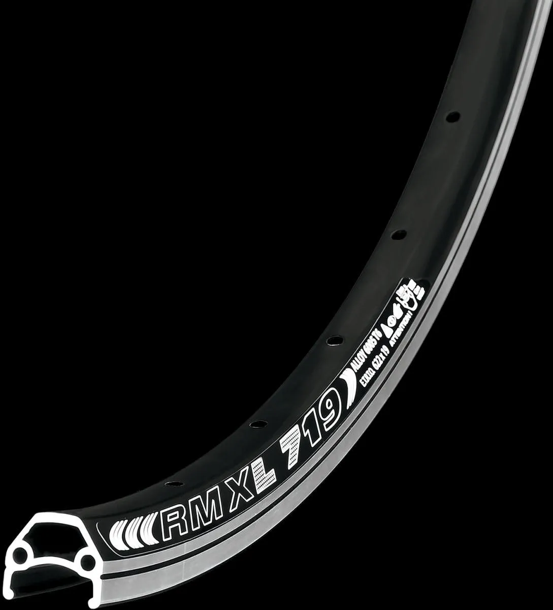 Remerx Dragon Line 719 26" Rim Brake Rims (Black)