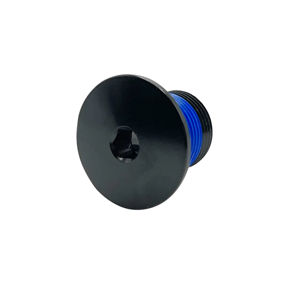 Samox Alloy Spindle Tension Bolt Cap M15 x 1.0 x 18.2mm - Black