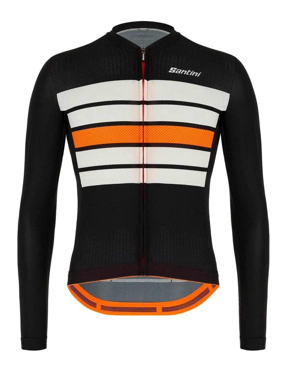 Santini Eco Sleek Bengal Mens Cycling Jersey (Black)