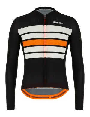 Santini Eco Sleek Bengal Mens Cycling Jersey (Black)