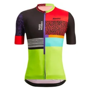 Santini TDF Paris Roubaix Forger Des Heroes Mens Cycling Jersey (Print)