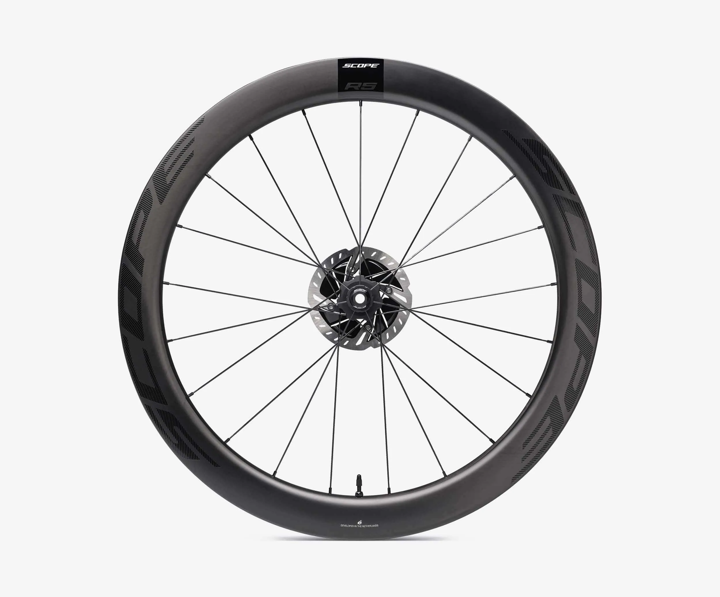 Scope R5 Carbon Tubeless Ready Disc Brake Wheel - Shimano (Black)