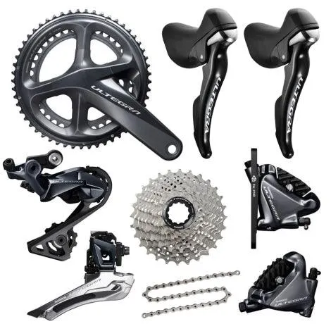 Shimano Ultegra R8020 Hydraulic Disc Brake Road Groupset - 50/34 11/28