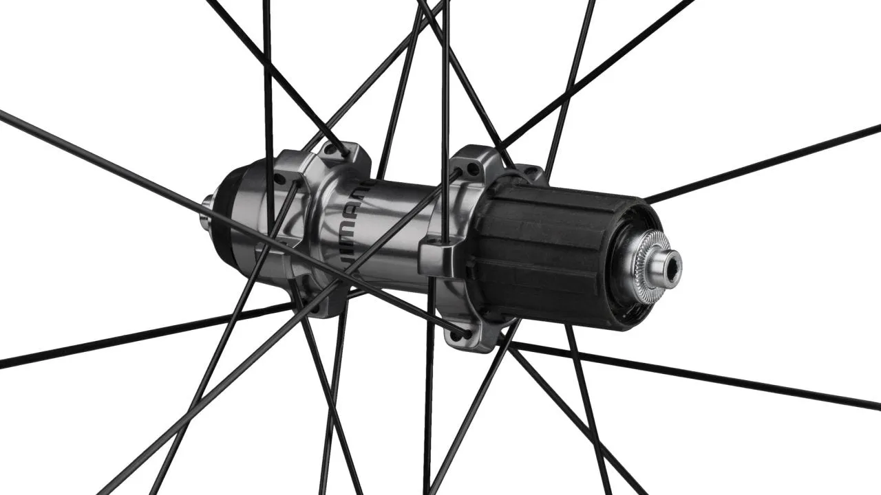Shimano Ultegra RS500 Aluminium Tubeless Road Rim Brake Wheel - Shimano/Sram (Black)