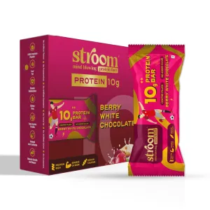 Stroom Berry White Chocolate 10g Protein Bar