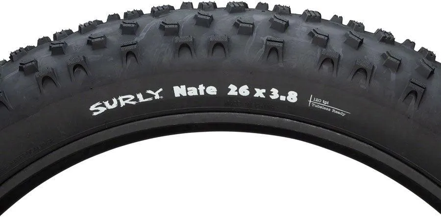 Surly Nate 26" Tubeless Ready Folding Tire (Black)