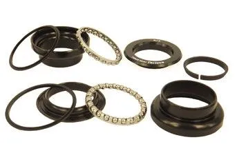 Tangeseiki Terious Headset External Cup Caged Bearings (Black)