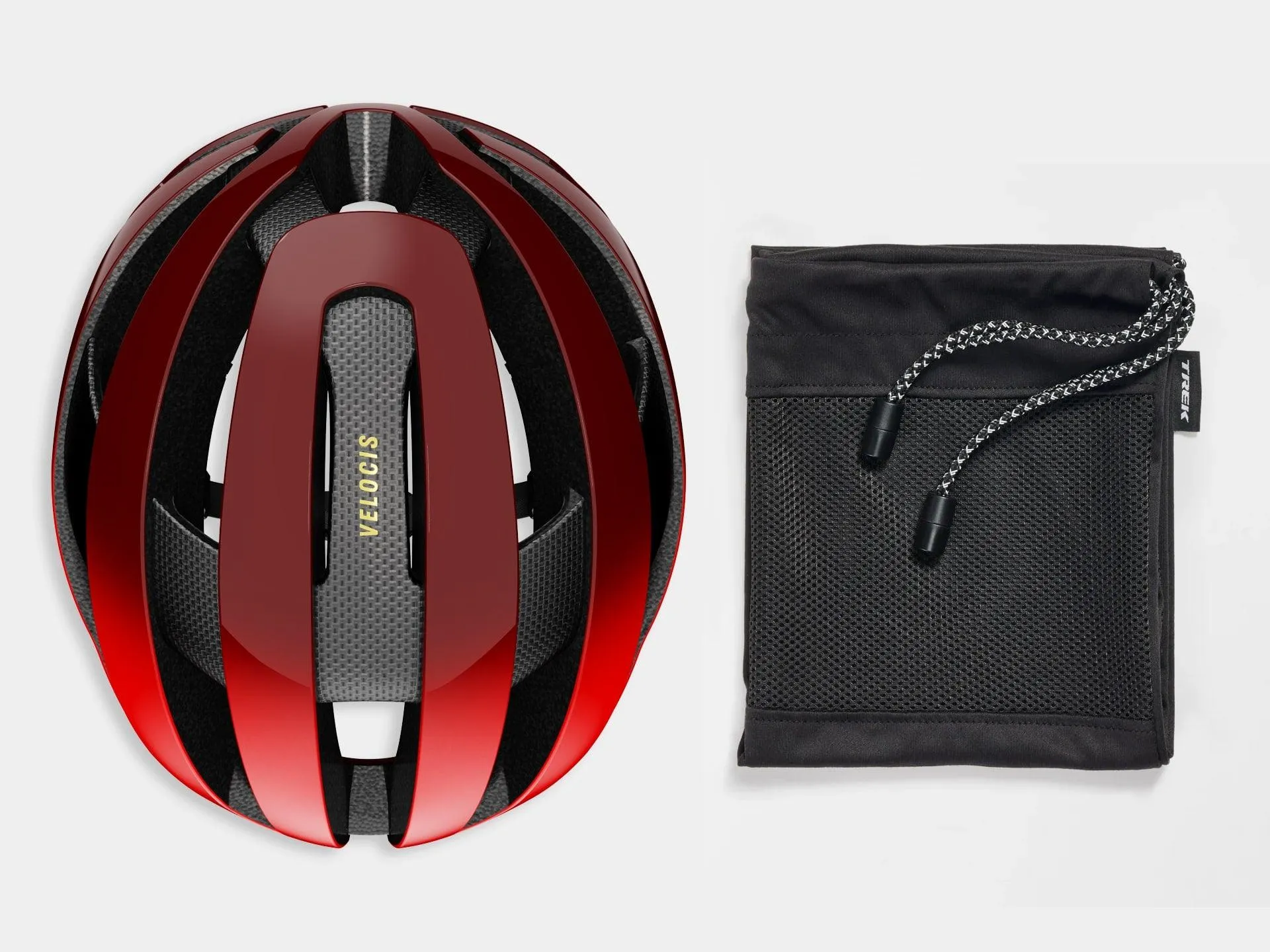 Trek Velocis MIPS Road Cycling Helmet (Viper Red/Cobra Blood)