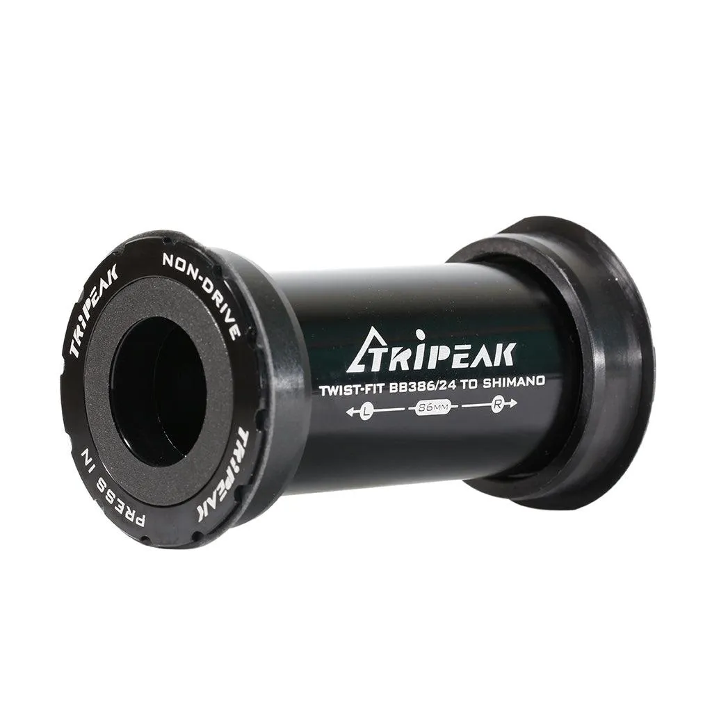Tripeak BB386 Pressfit Bottom Bracket (Black)