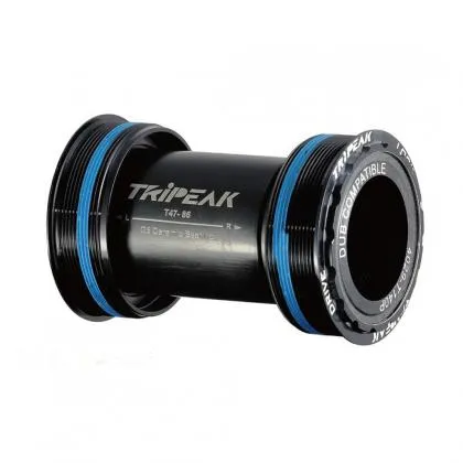 Tripeak Shimano/SRAM/Rotor 3 in 1 T47 Bottom Bracket (Black)