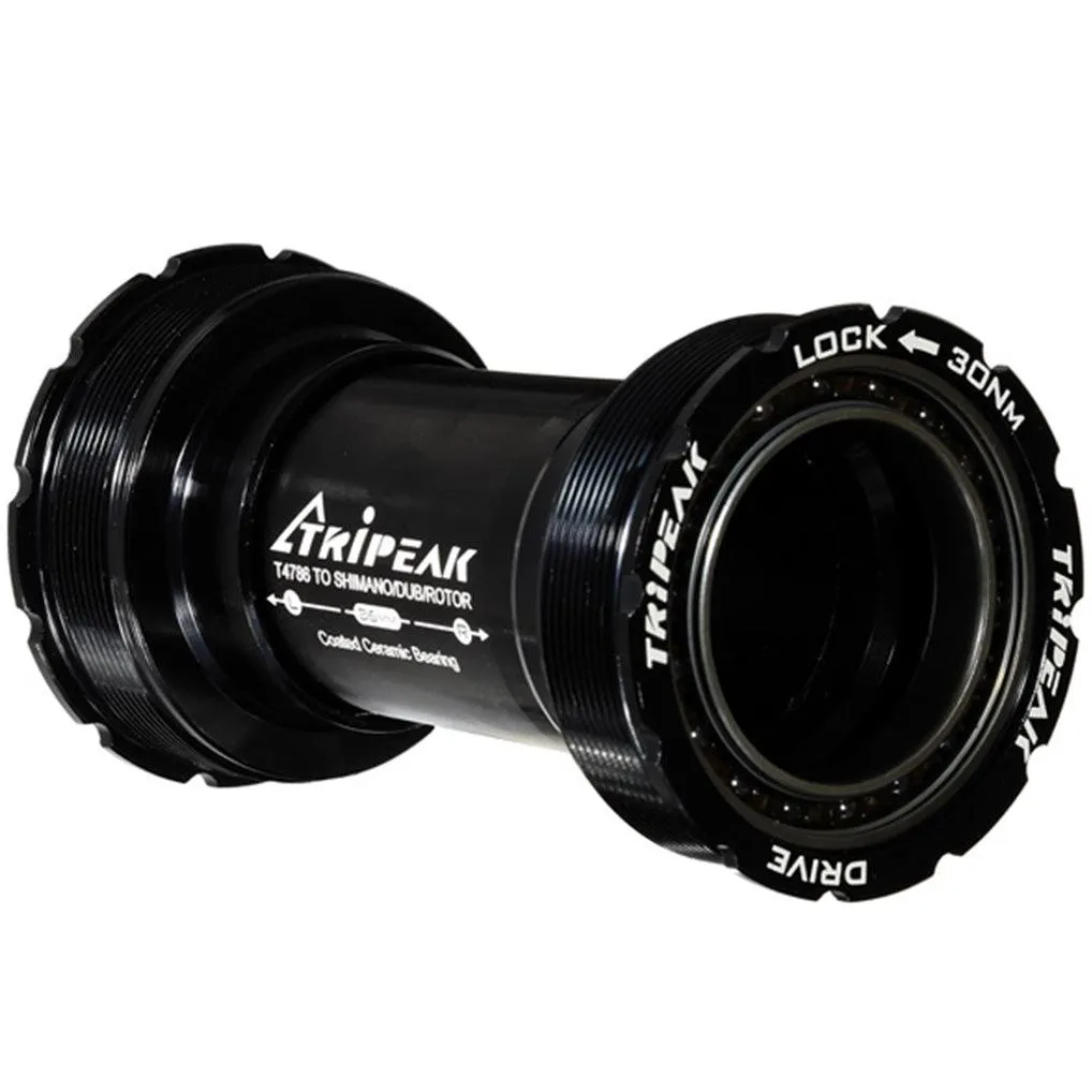 Tripeak T47 Coated Ceramic Bottom Bracket - Shimano/Sram (Black)