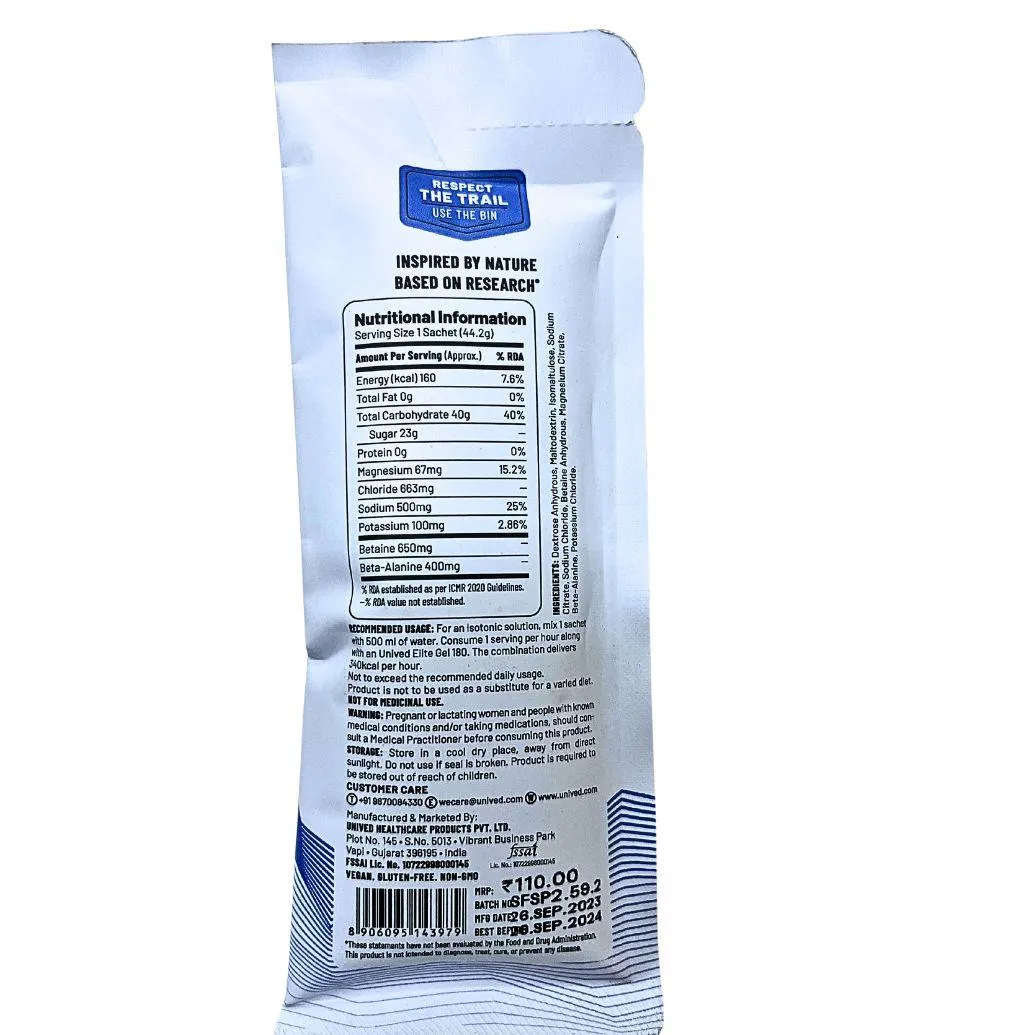Unived Elite Drink Mix 160 (Bare Naked)