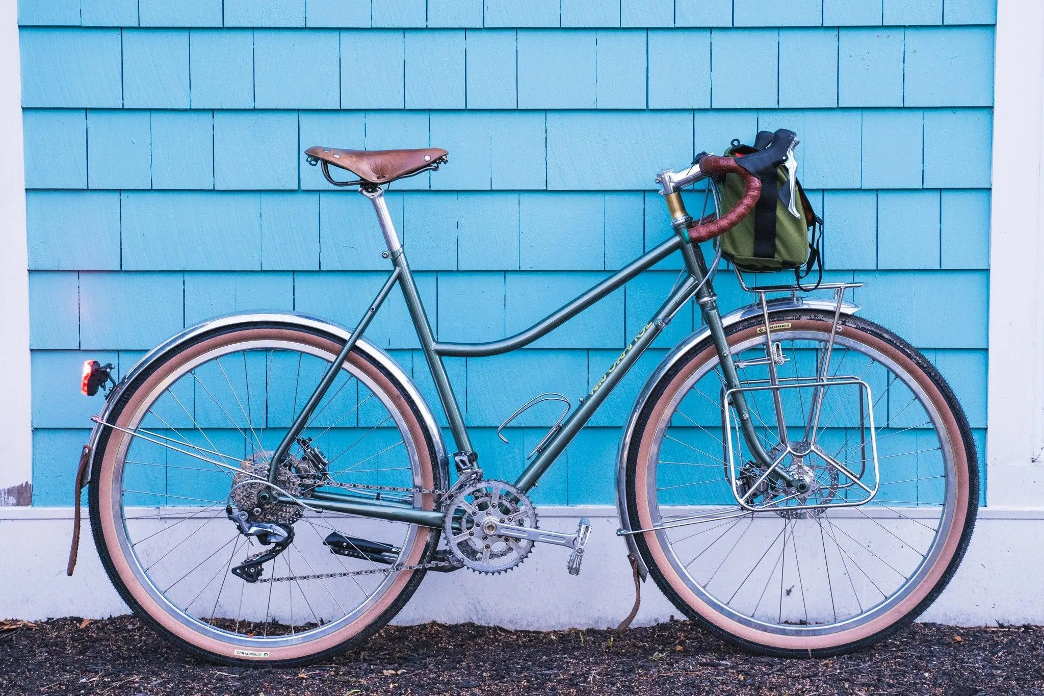 Velo Orange Polyvalent Low Kicker Frameset (Sage Metallic)