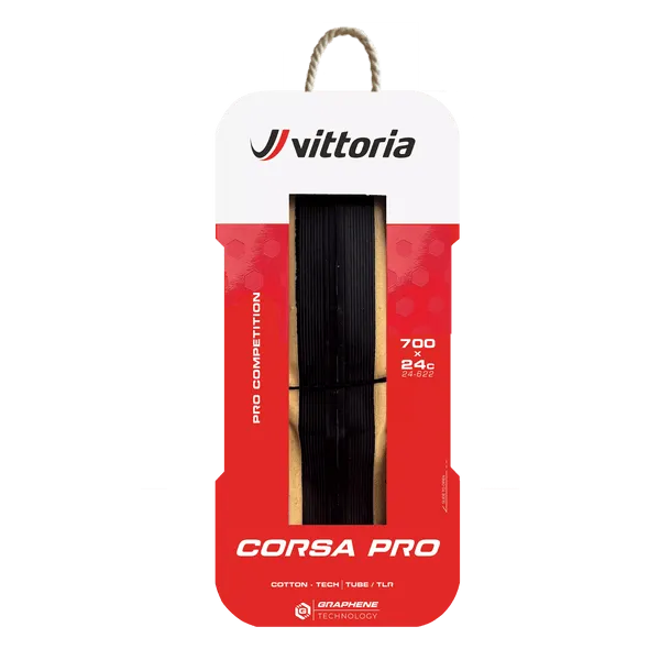 Vittoria Corsa Pro G2.0 700c Tubeless Ready Folding Tire (Black/Para)