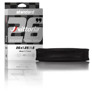 Vittoria Standard 26x1.25-1.5 48mm Schrader MTB Tube
