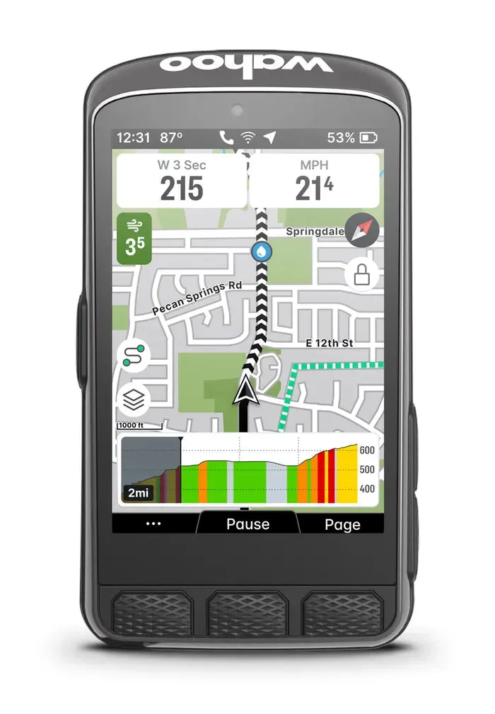 Wahoo Elemnt Ace GPS Cyclocomputer (Black)
