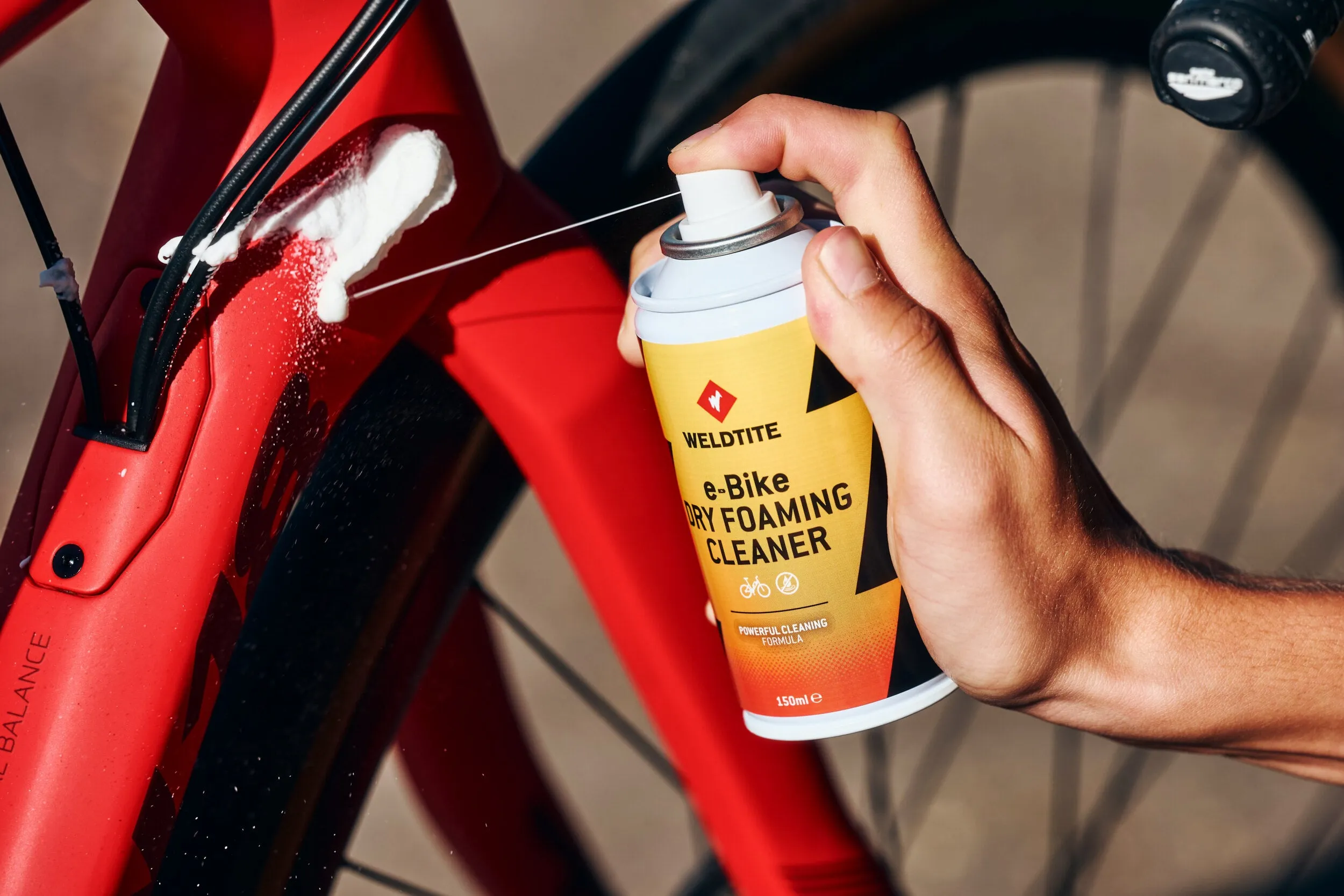 Weldtite eBike Foam Cleaner Aerosol Spray 150ml