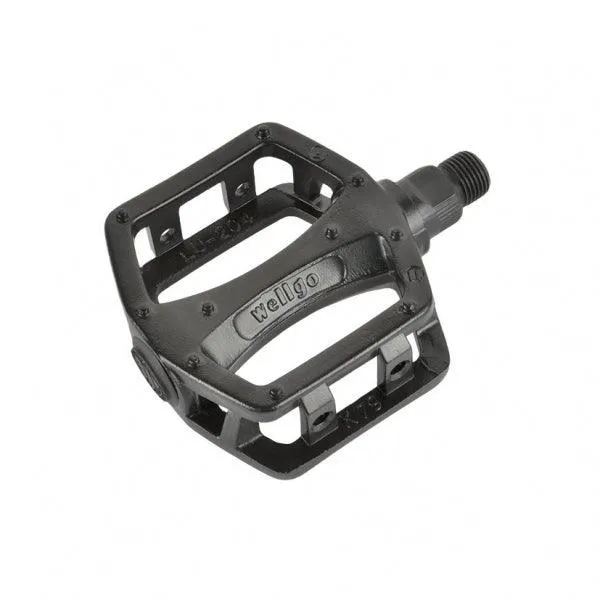 Wellgo LU204 Flat Pedals (Black)