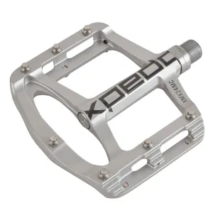 Xpedo Spry Flat Pedal (Silver)