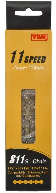 YBN 11 Speed Chain (Silver)