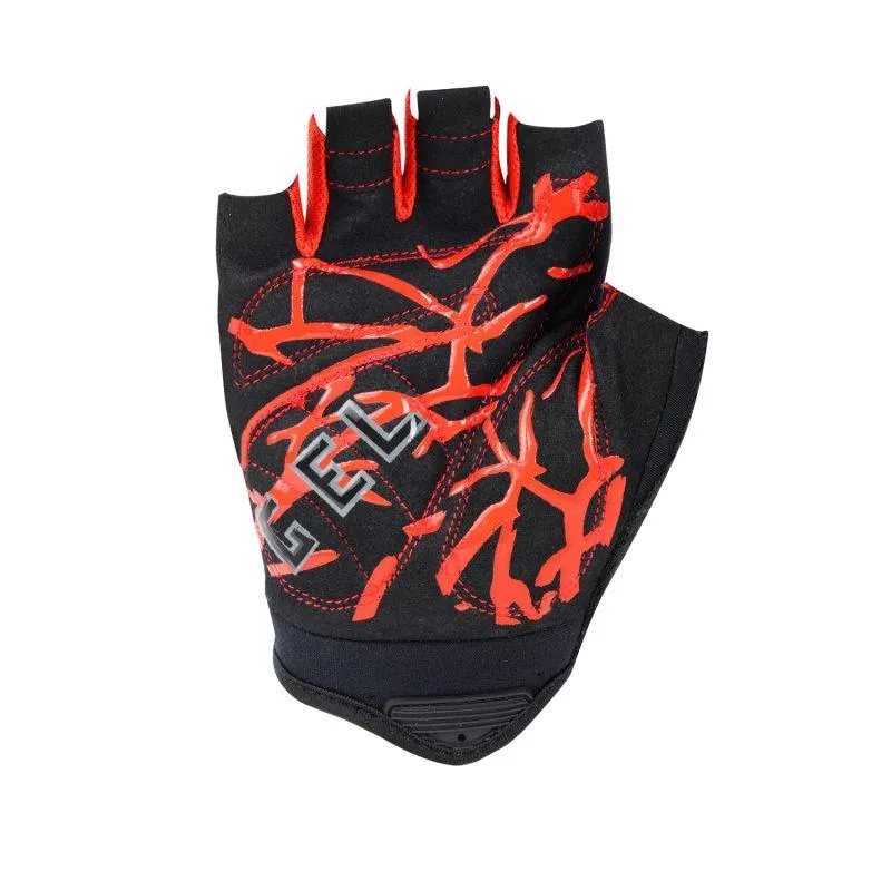 Zakpro Gel Series Unisex Cycling Gloves (Red)