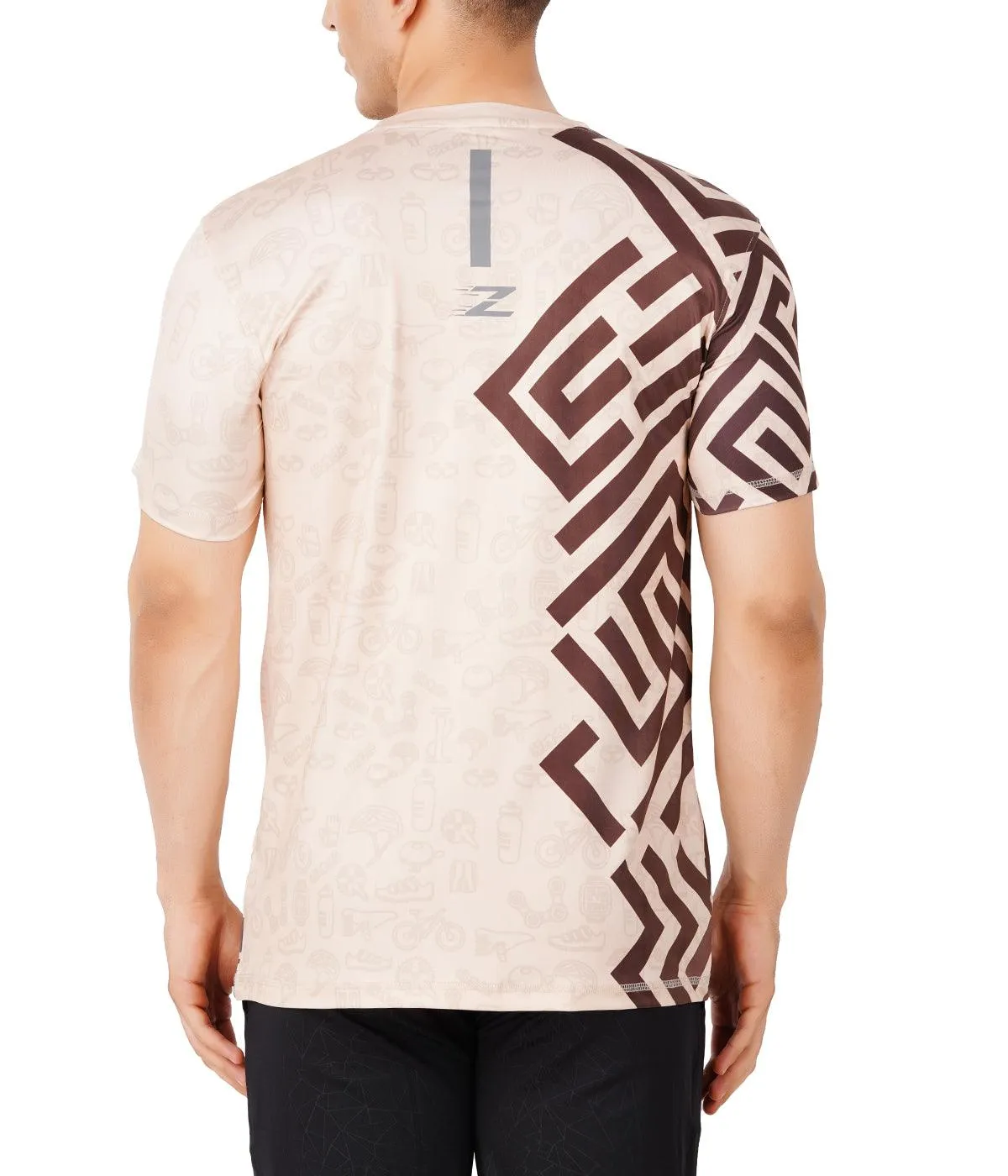 Zakpro Sports Men's Running T-Shirt (Maze Run)
