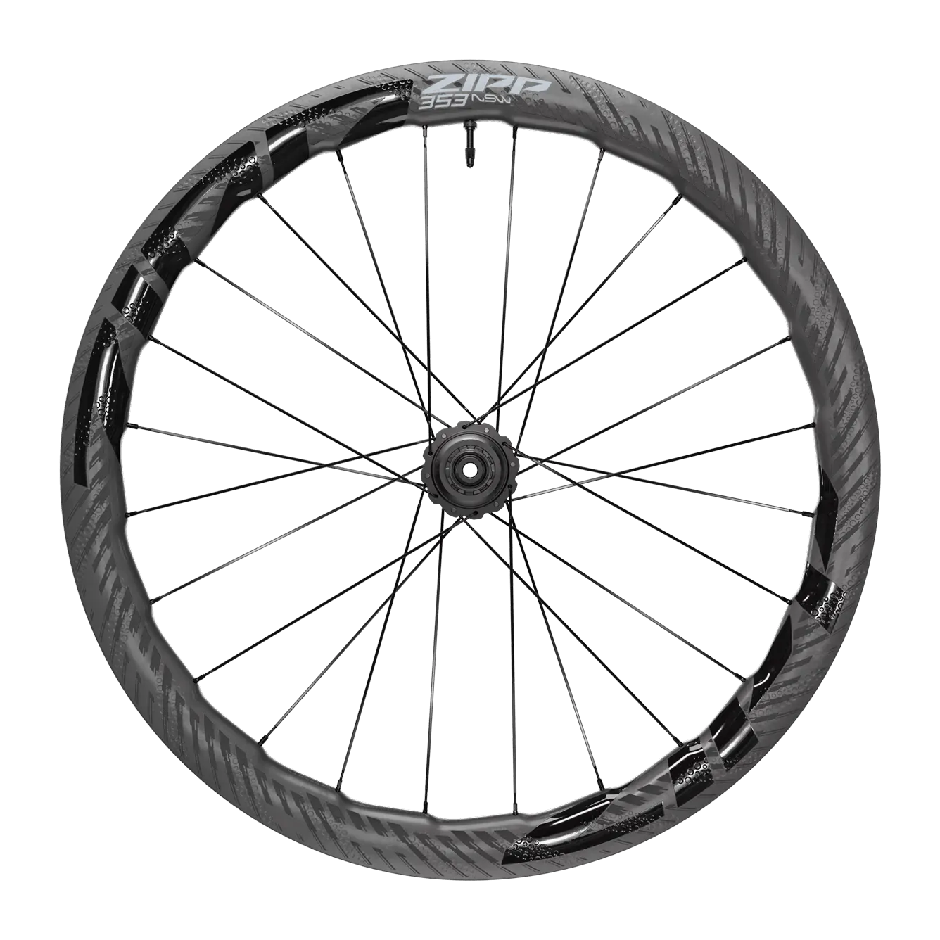 Zipp 353 NSW Carbon Tubeless Disc Brake Wheel - Shimano/Sram (Black)
